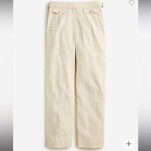J CREW COLLECTION NWT Tall Collection side-tab trouser in Italian linen blend